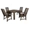 Highwood Usa Weatherly 5pc Square Outdoor Patio Furniture Dining Set AD-DNW44-ACE - alternate 1